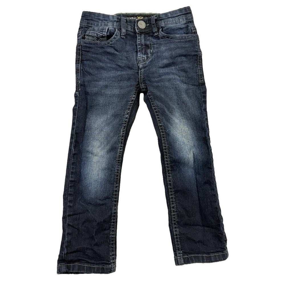Xray Boy's Dark Wash Denim Jeans Size 4 Biker Gorpcore Normcore